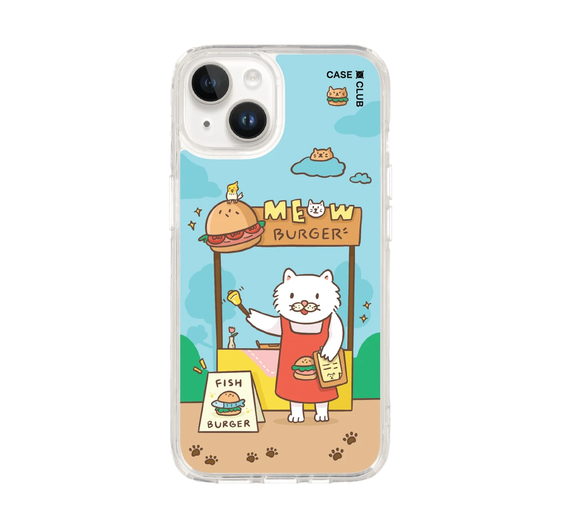 persian cat meow burger